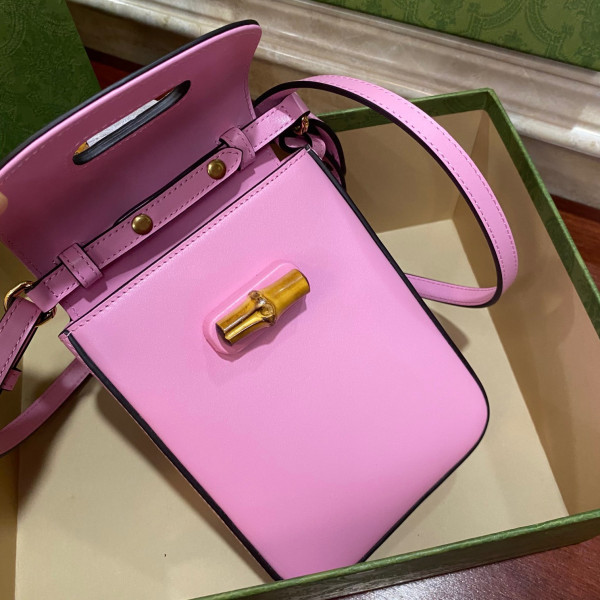 G*u*i bamboo mini handbag