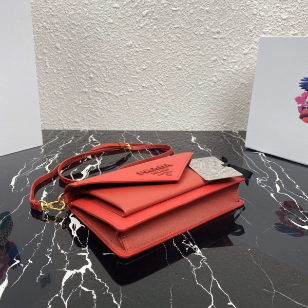 Pra*a saffiano leather mini-bag