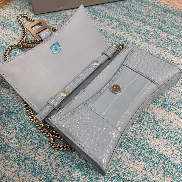 Ba*len*cia*ga  hourglass chain bag