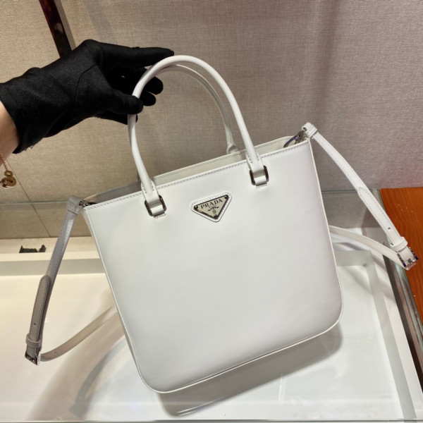 Pra*a large brushed leather tote