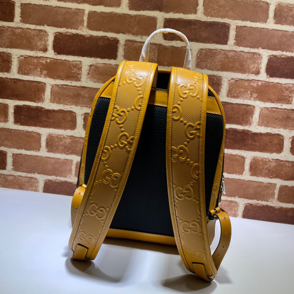 G*u*i gg embossed backpack