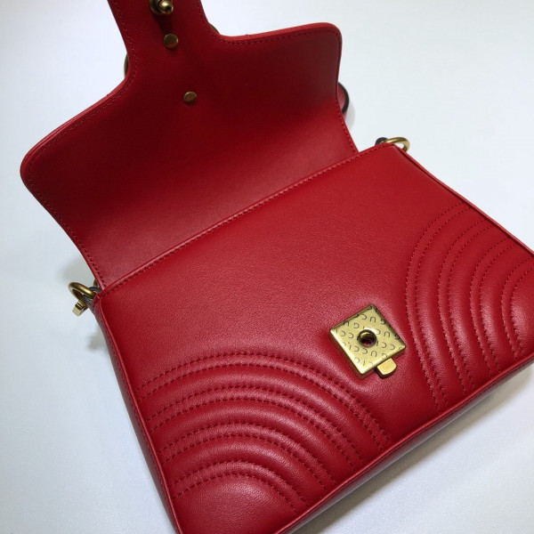 G*u*i gg marmont mini top handle bag