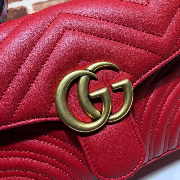 G*u*i gg marmont mini top handle bag