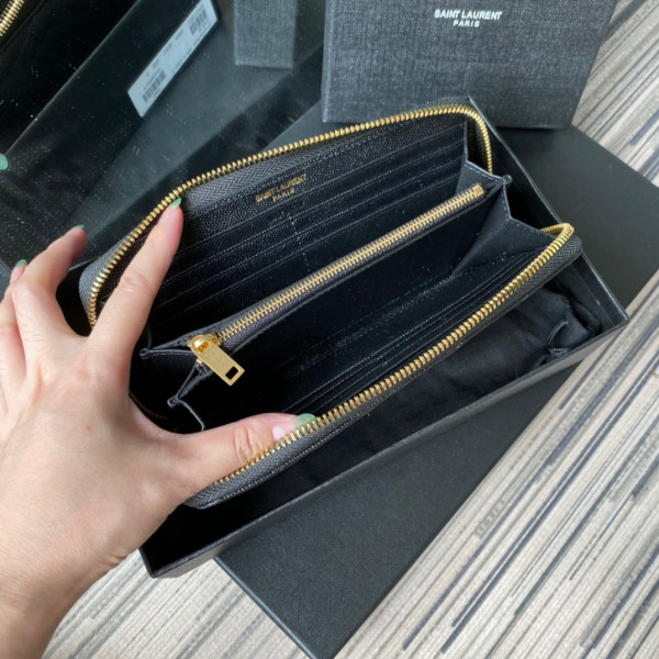 Y*L monogram zippy wallet