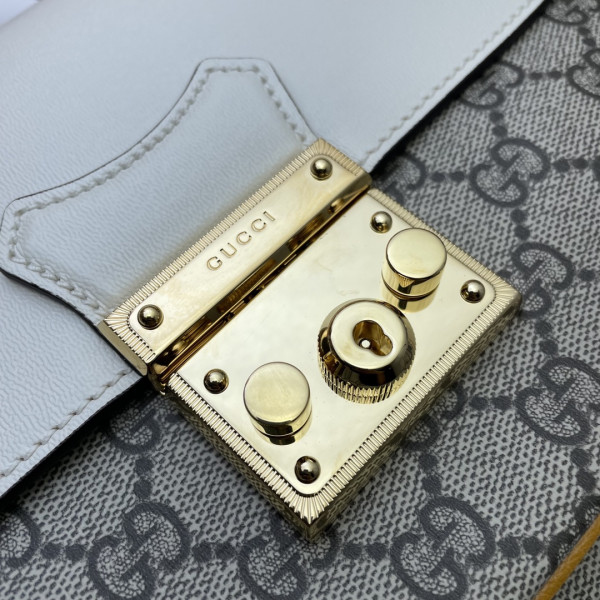G*u*i padlock small shoulder bag