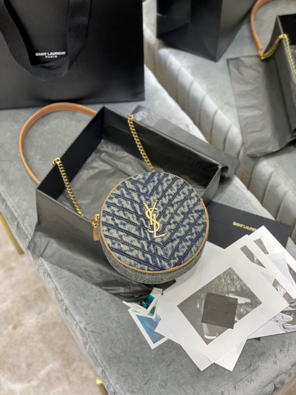 Y*L vinyle round camera bag