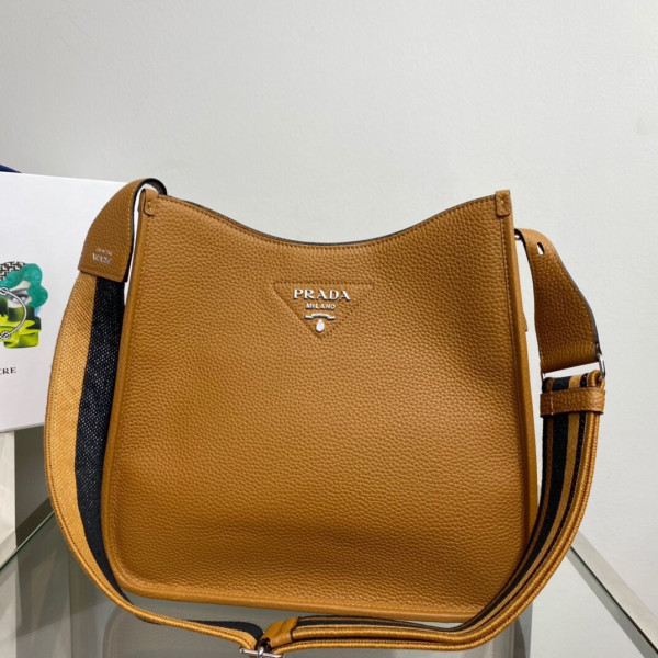 Pra*a leather hobo bag