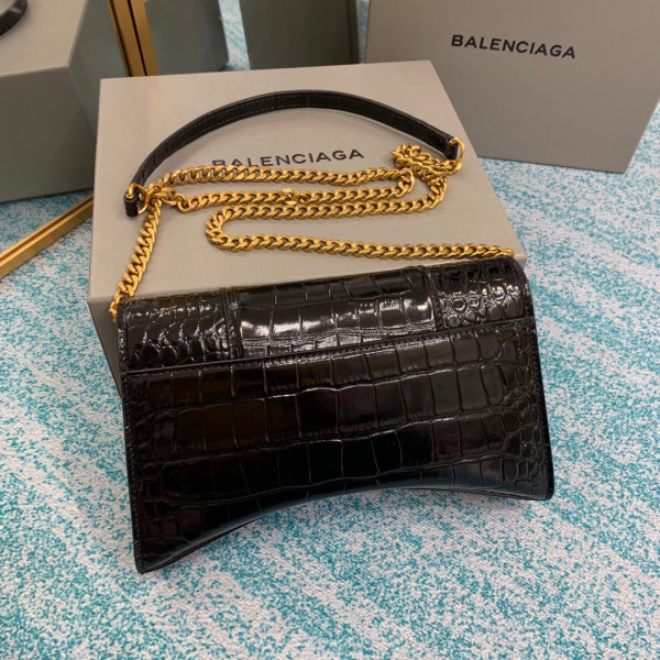 Ba*len*cia*ga  hourglass chain bag