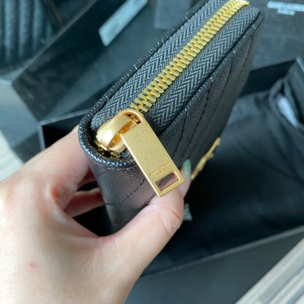 Y*L monogram zippy wallet