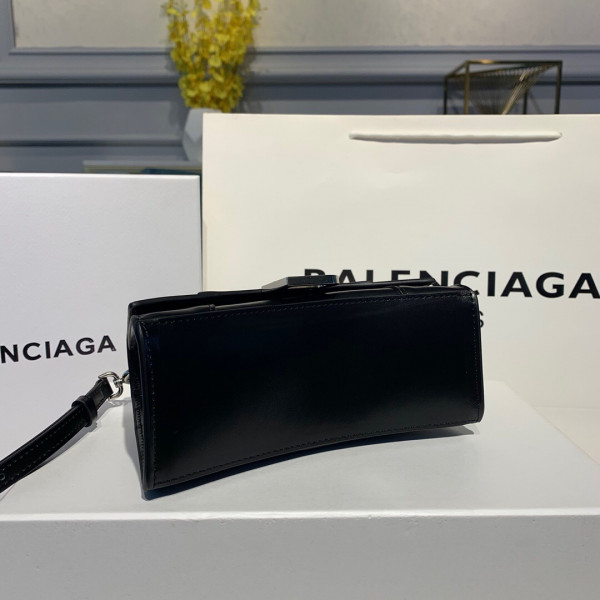 Ba*len*cia*ga hourglass xs top handle bag