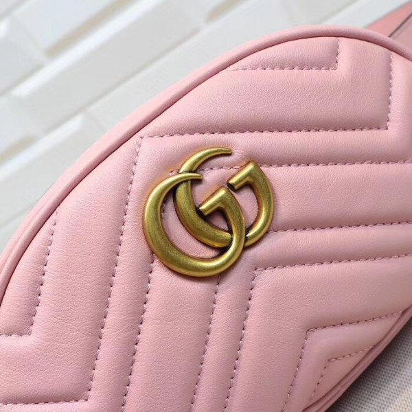 G*u*i gg marmont matelassé leather belt bag