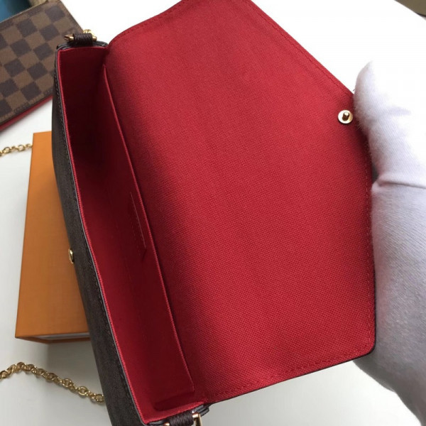 l0*is V*t0n pochette felicie damier bag n63032