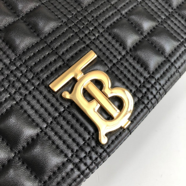 B**rry small quilted check lambskin lola bag