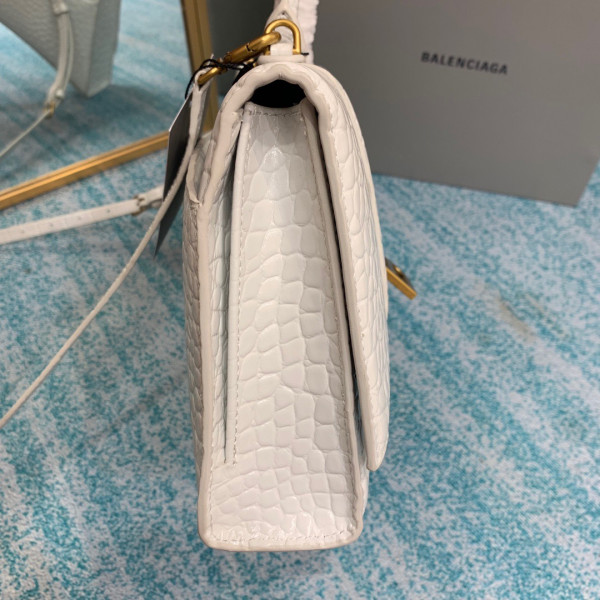 Ba*len*cia*ga  hourglass stretched top handle bag
