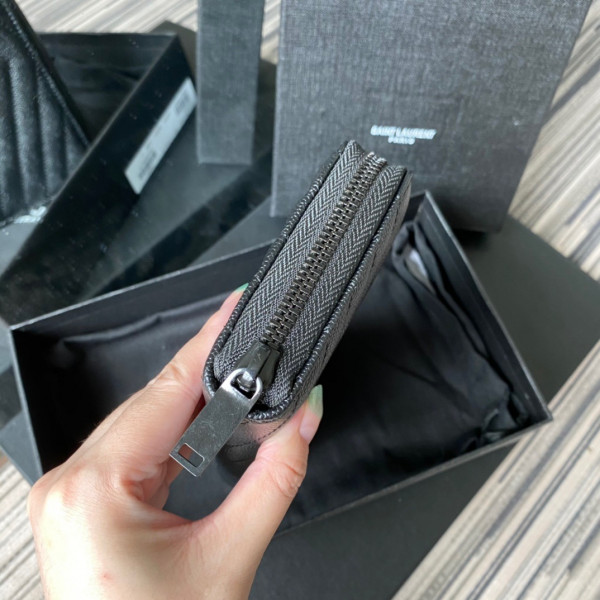 Y*L monogram zippy wallet