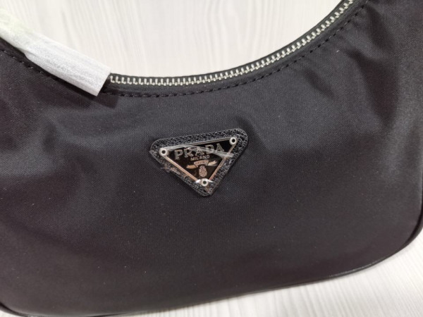 Pra*a nylon hobo bag