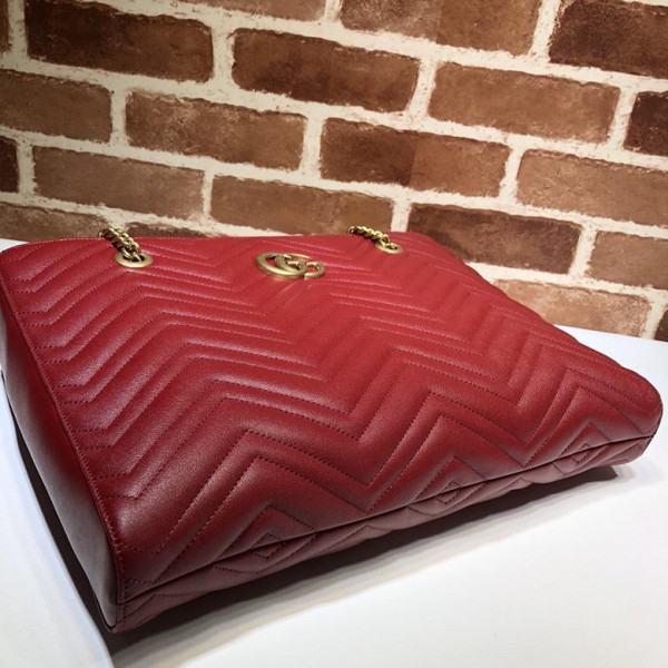 G*u*i gg marmont matelassé medium tote