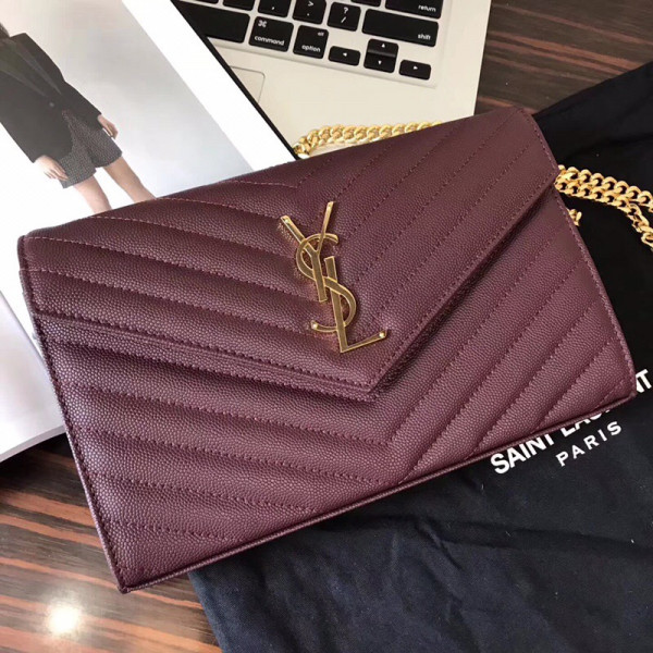 Y*L cassandre matelassÉ chain wallet