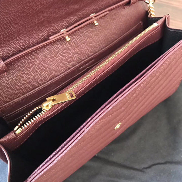 Y*L cassandre matelassÉ chain wallet