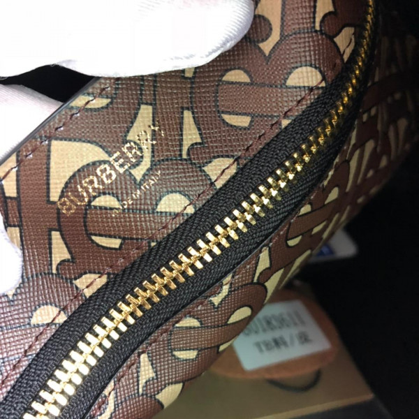 B**rry tmonogram stripe print e-canvas toe bag