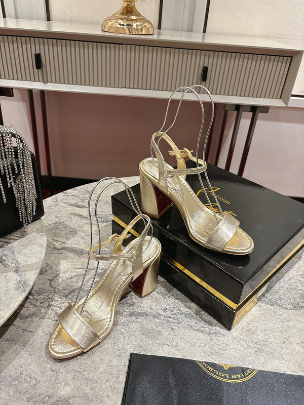 Ch**an louboutin heels sandal - 8.5cm