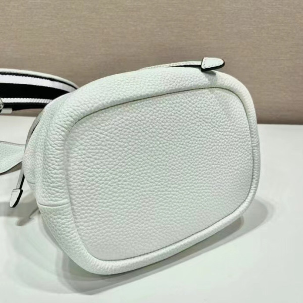 Pra*a leather bucket bag