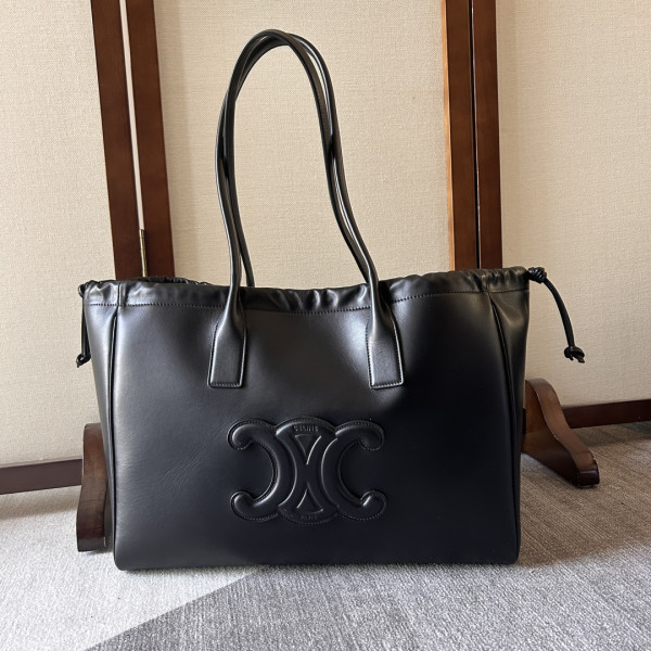 CELIN* CABAS DRAWSTRING CUIR TRIOMPHE