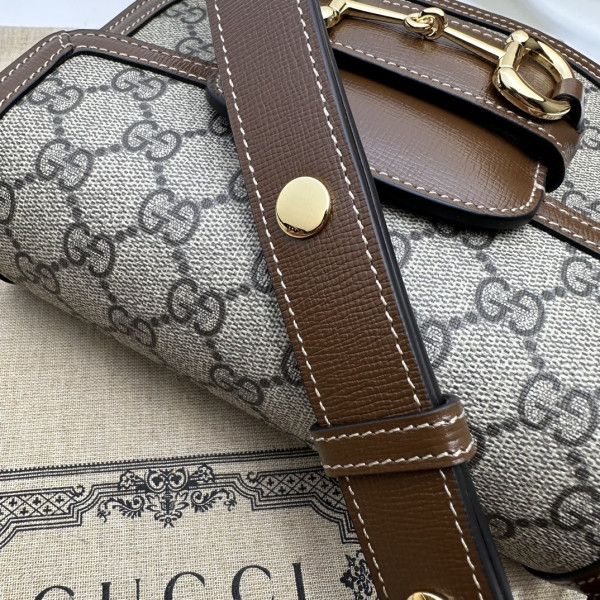 G*u*i horsebit 1955 mini rounded bag