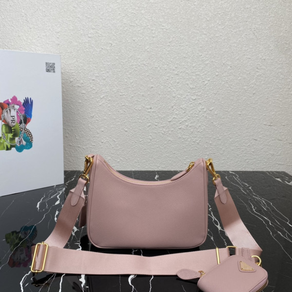 Pra*a re-edition 2005 saffiano bag-22*18*6.5cm