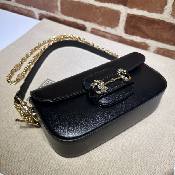 G*u*i horsebit 1955 small shoulder bag-23.5*13*7cm