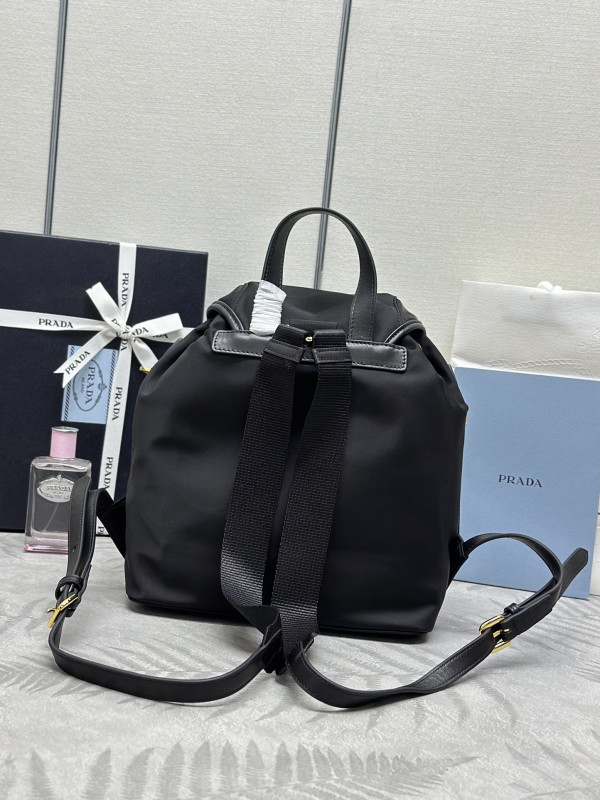 Pra*a small re-nylon backpack-24*28*12cm