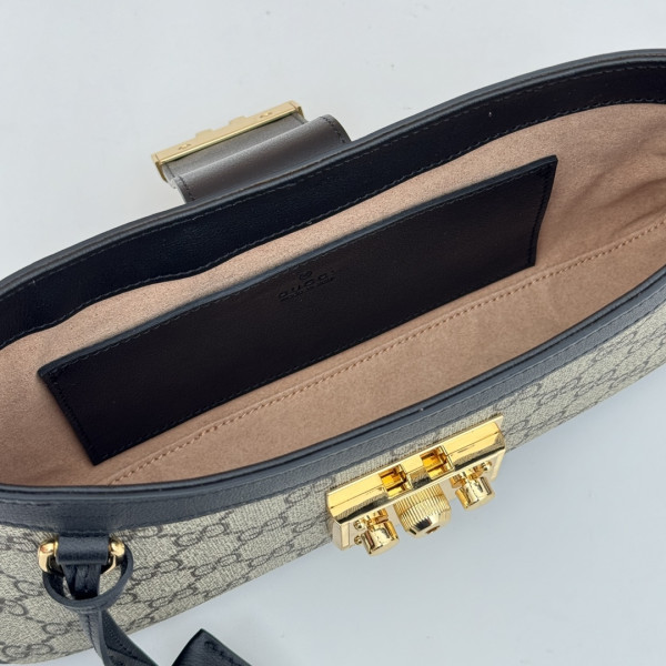 G*u*i padlock small shoulder bag
