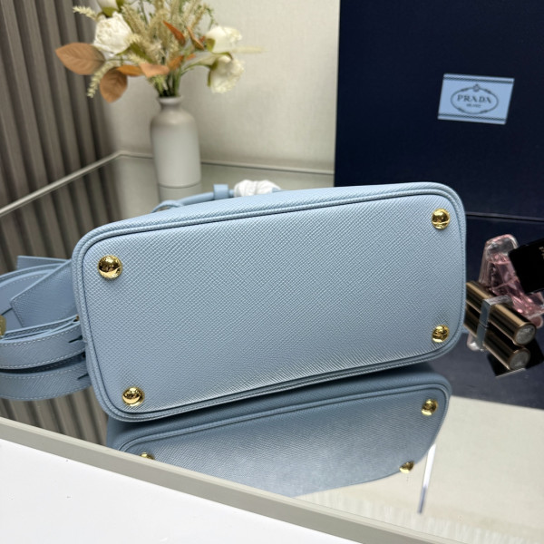 Pra*a small double saffiano leather bag