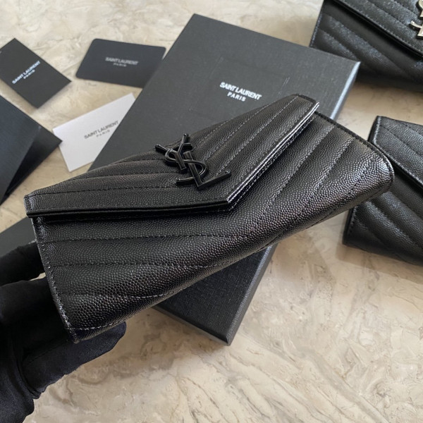 Y*L monogram large flap wallet