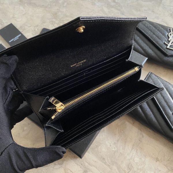 Y*L monogram large flap wallet