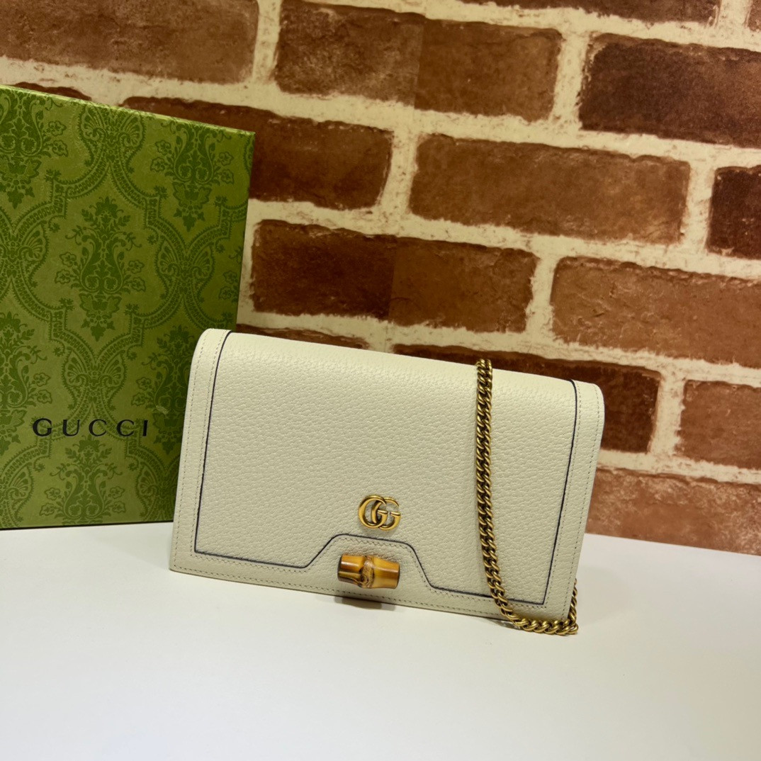 G*u*i diana mini bag with bamboo