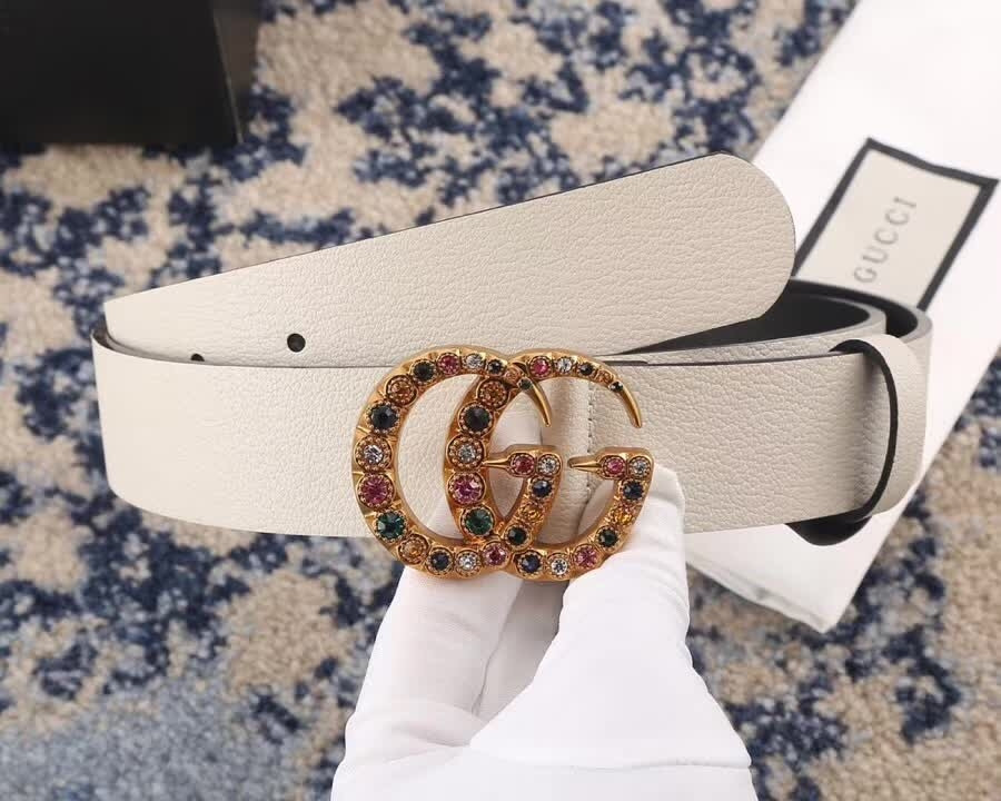 G*u*i calf leather belt
