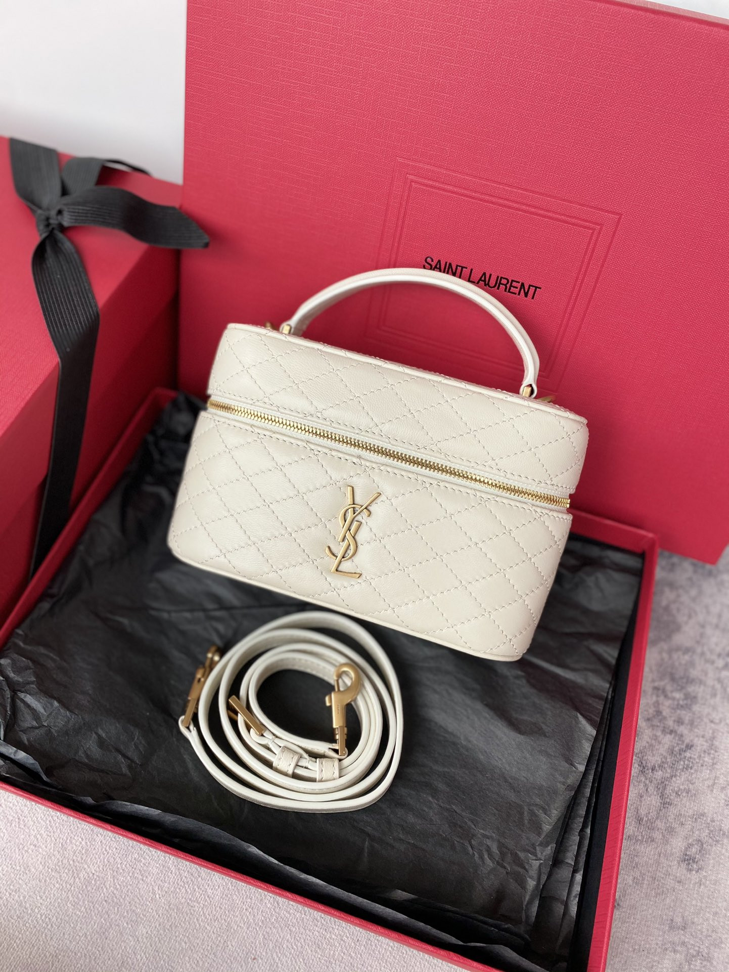 Y*L gaby vanity bag in lambskin