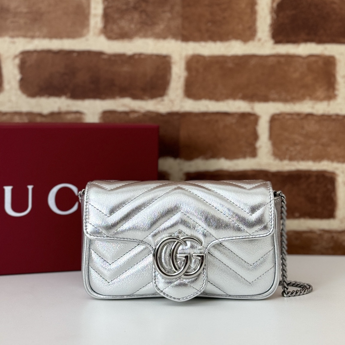 g*u*i gg marmont S*per mini bag