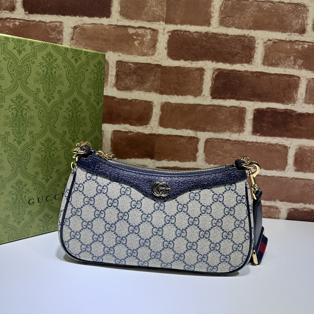 G*u*i ophidia small shoulder bag-25*15.5*6cm