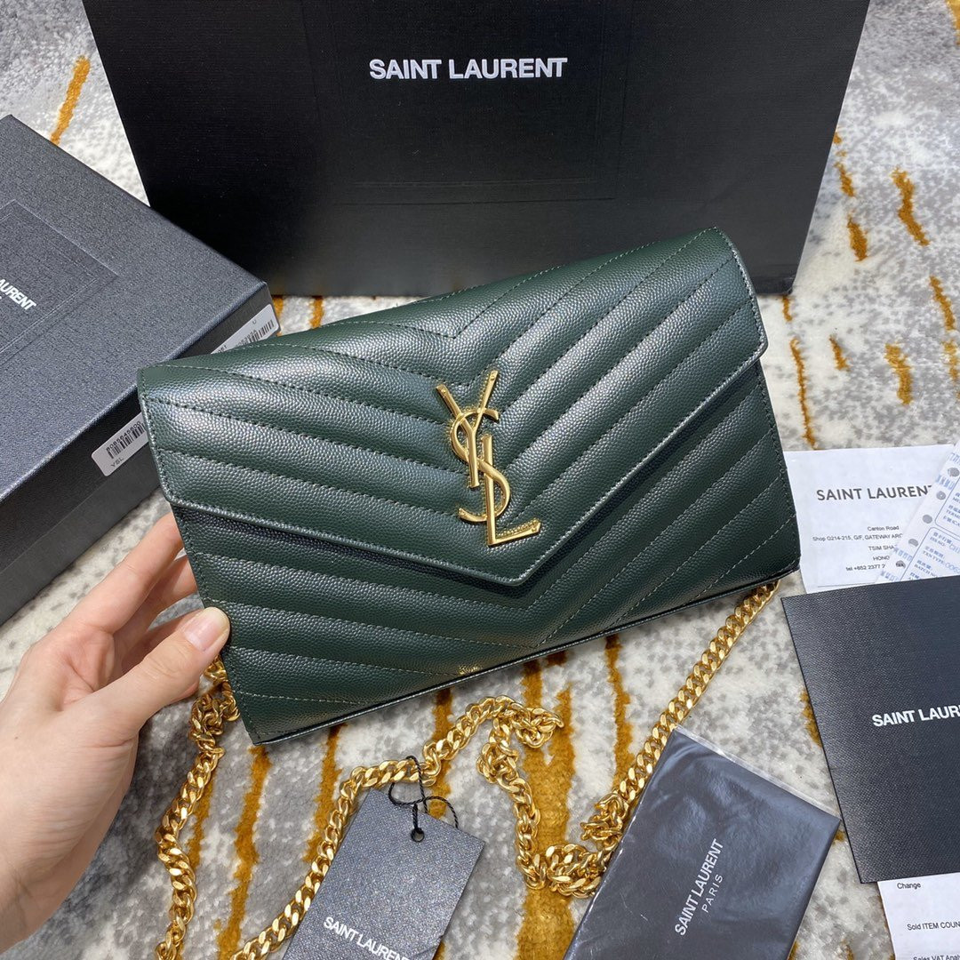 Y*L cassandre matelassÉ chain wallet